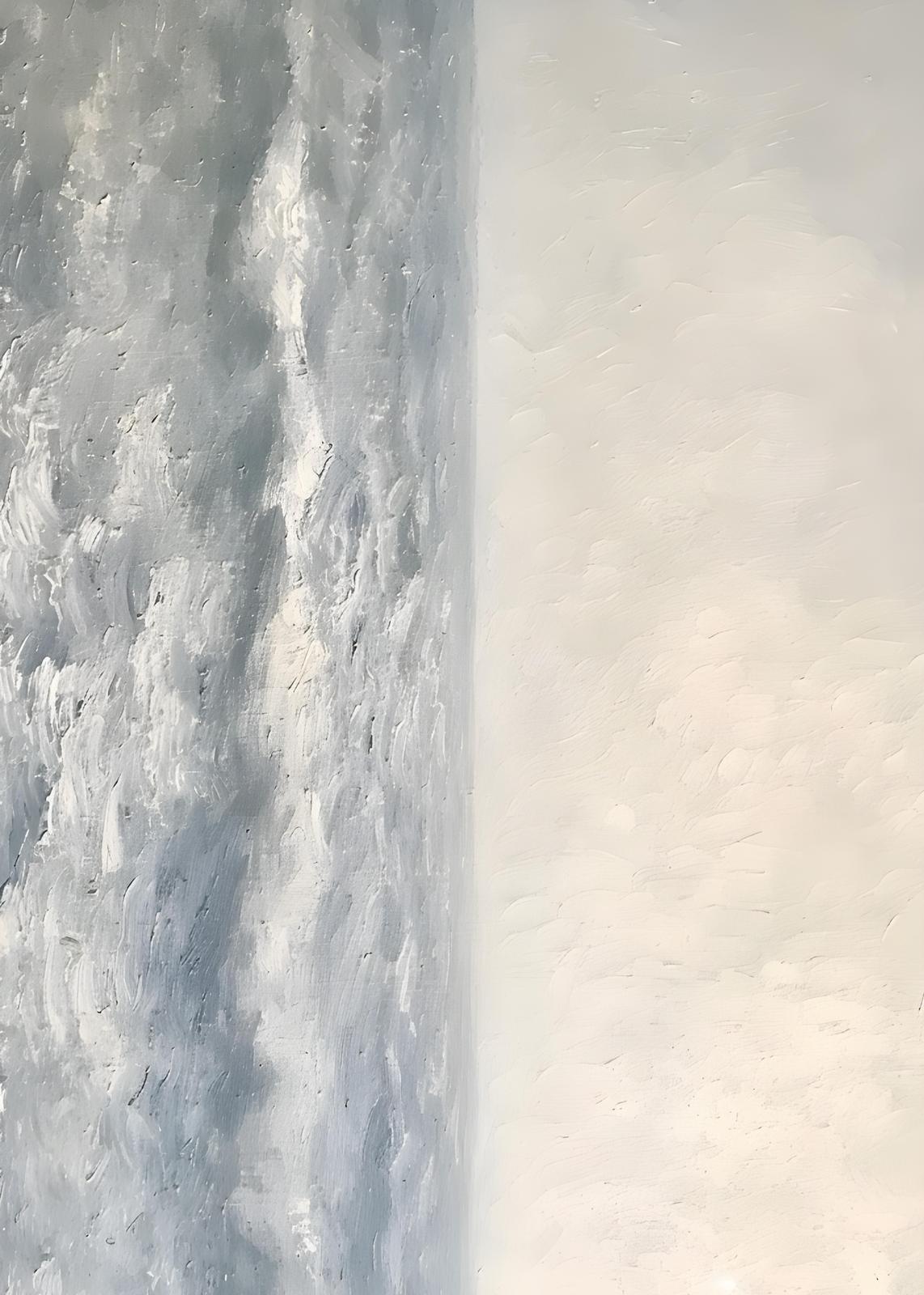 Serene Sky Abstract Textured Wall Art