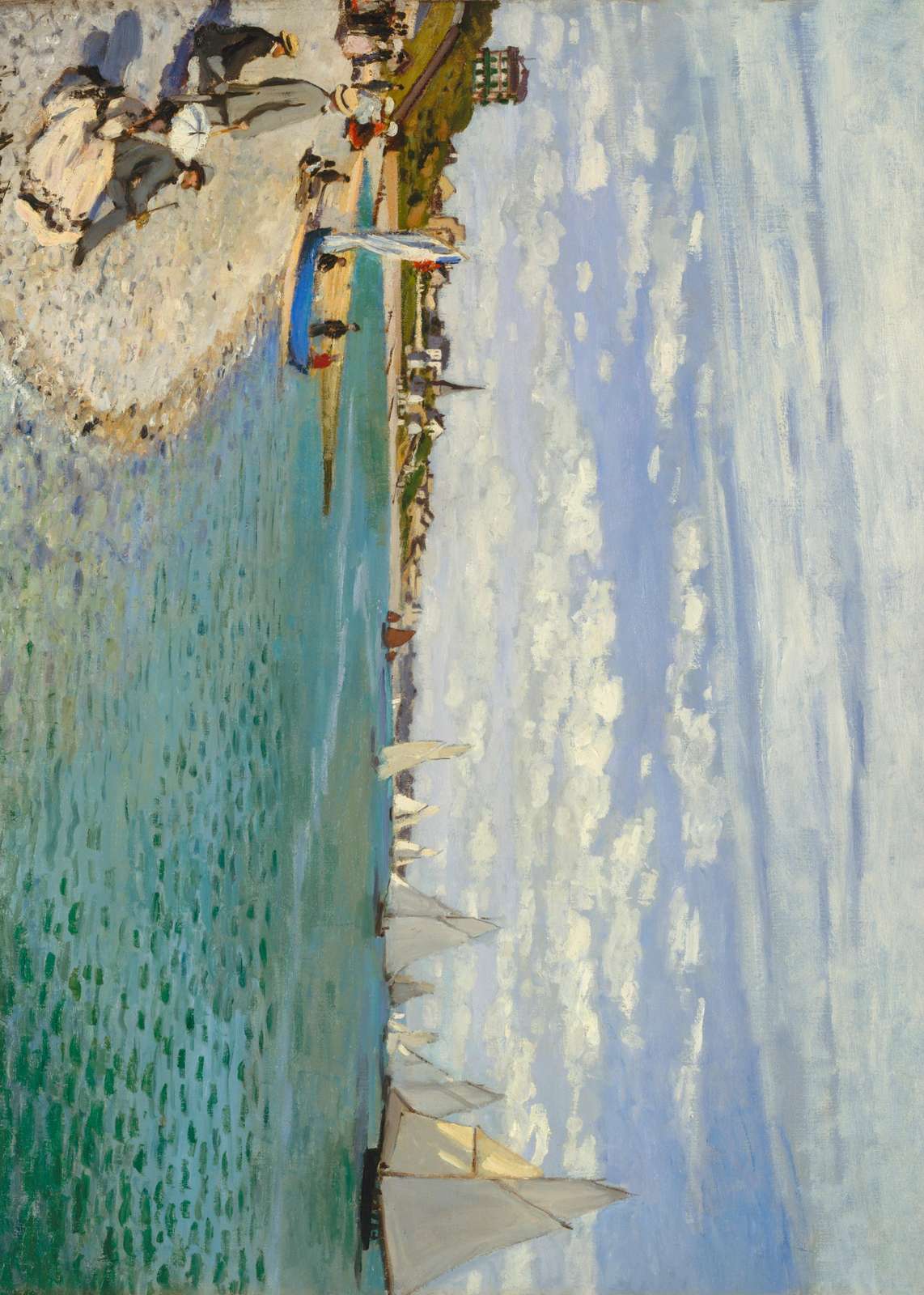 Seaside Regatta Impressionist Seascape Wall Art