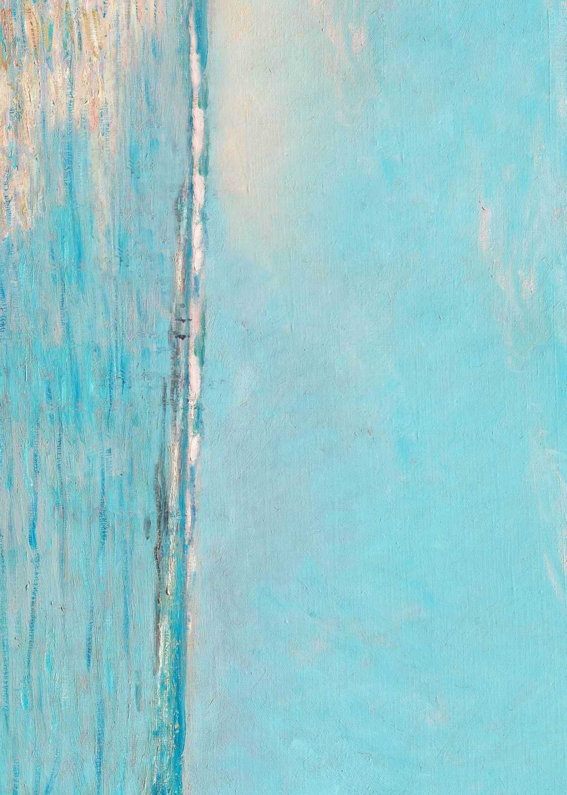Tranquil Abstract Blue Texture Wall Art