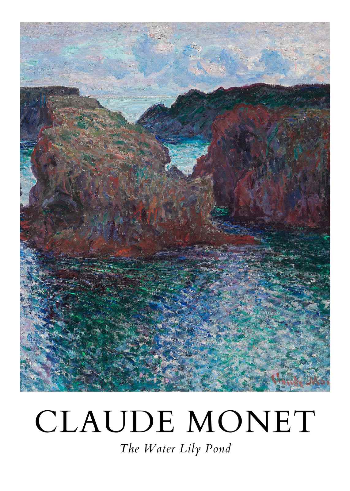 Monet's Coastal Beauty: Impressionist Seascape Wall Art