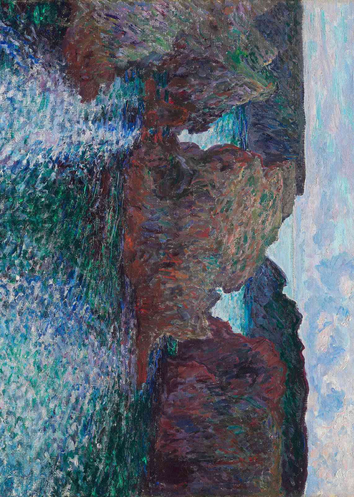 Enchanting Coastal Cliffs Impressionist Wall Art