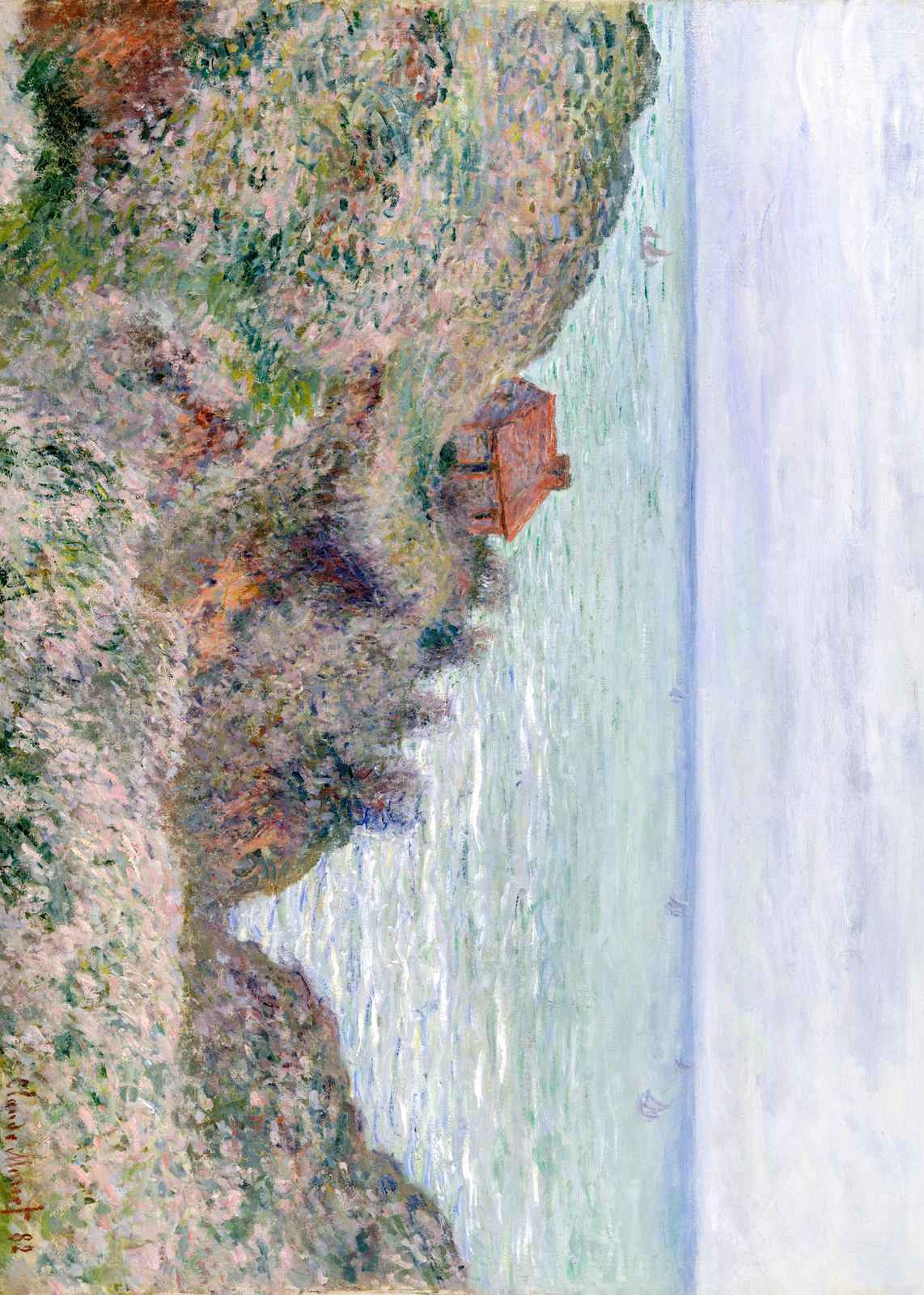 Impressionist Coastal Cottage Wall Art