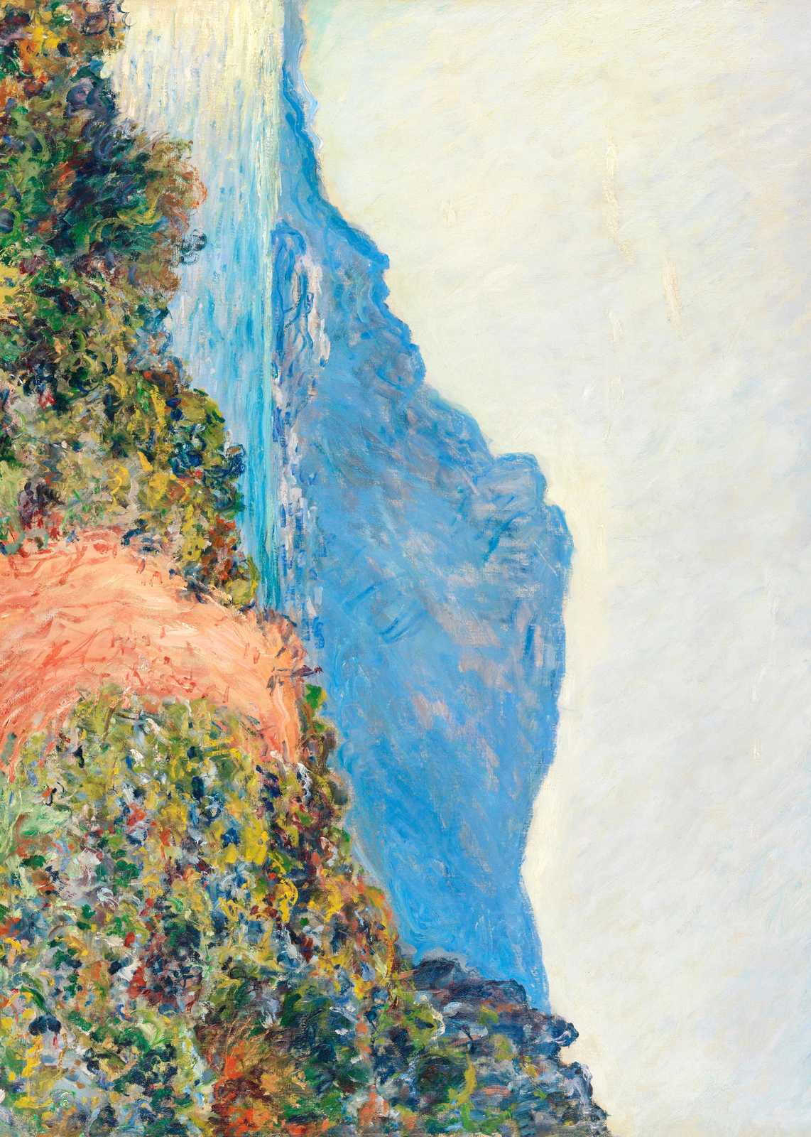 Impressionist Cliffside Serenity Wall Art