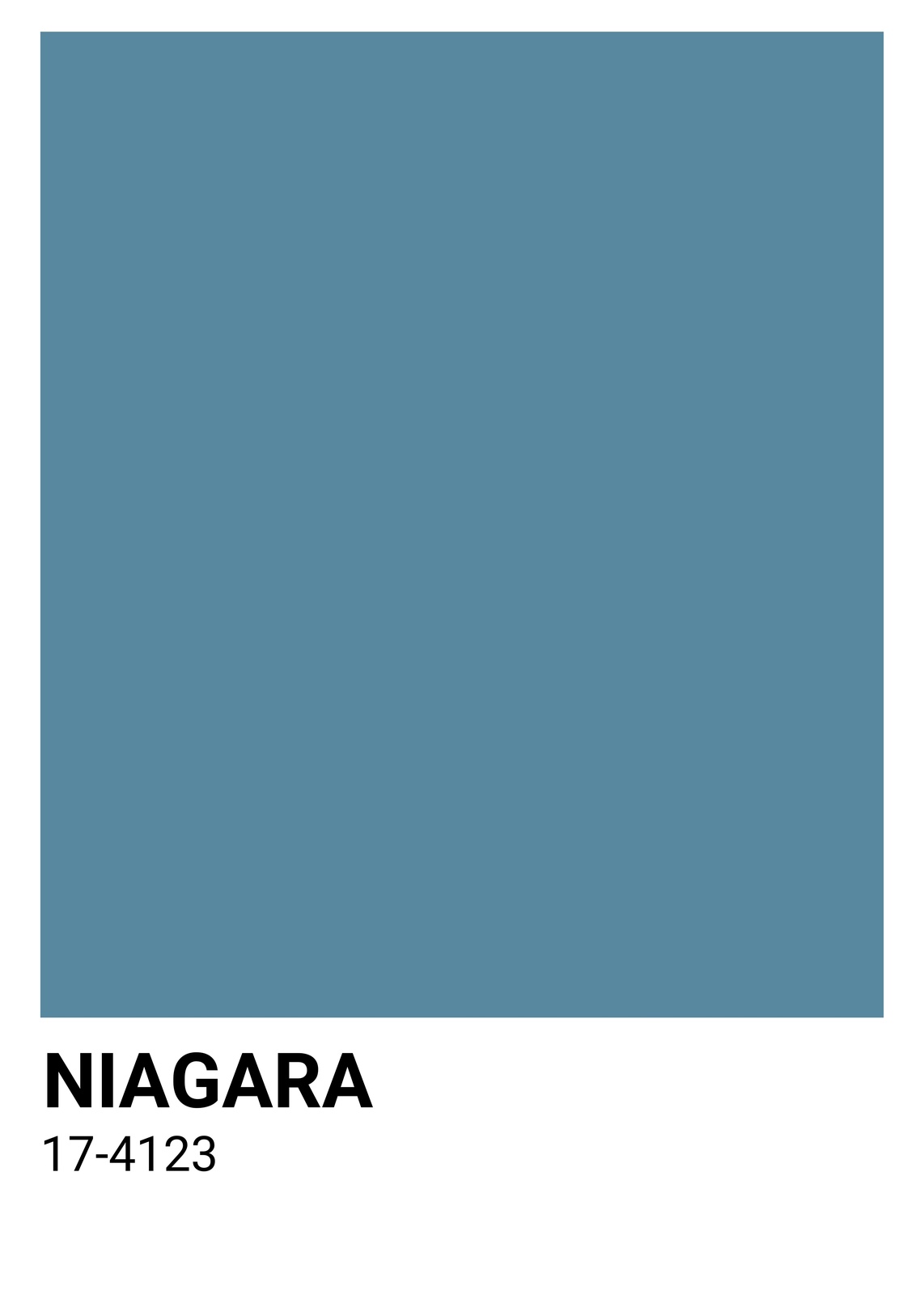 Calm Niagara Blue Serenity Wall Art