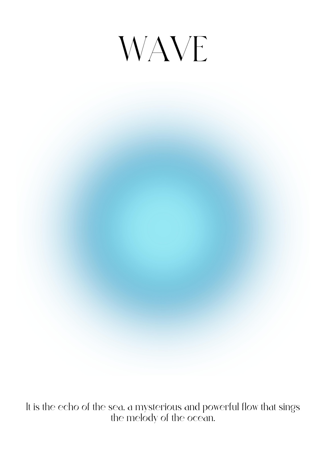 Ocean Aura Wave Wall Art