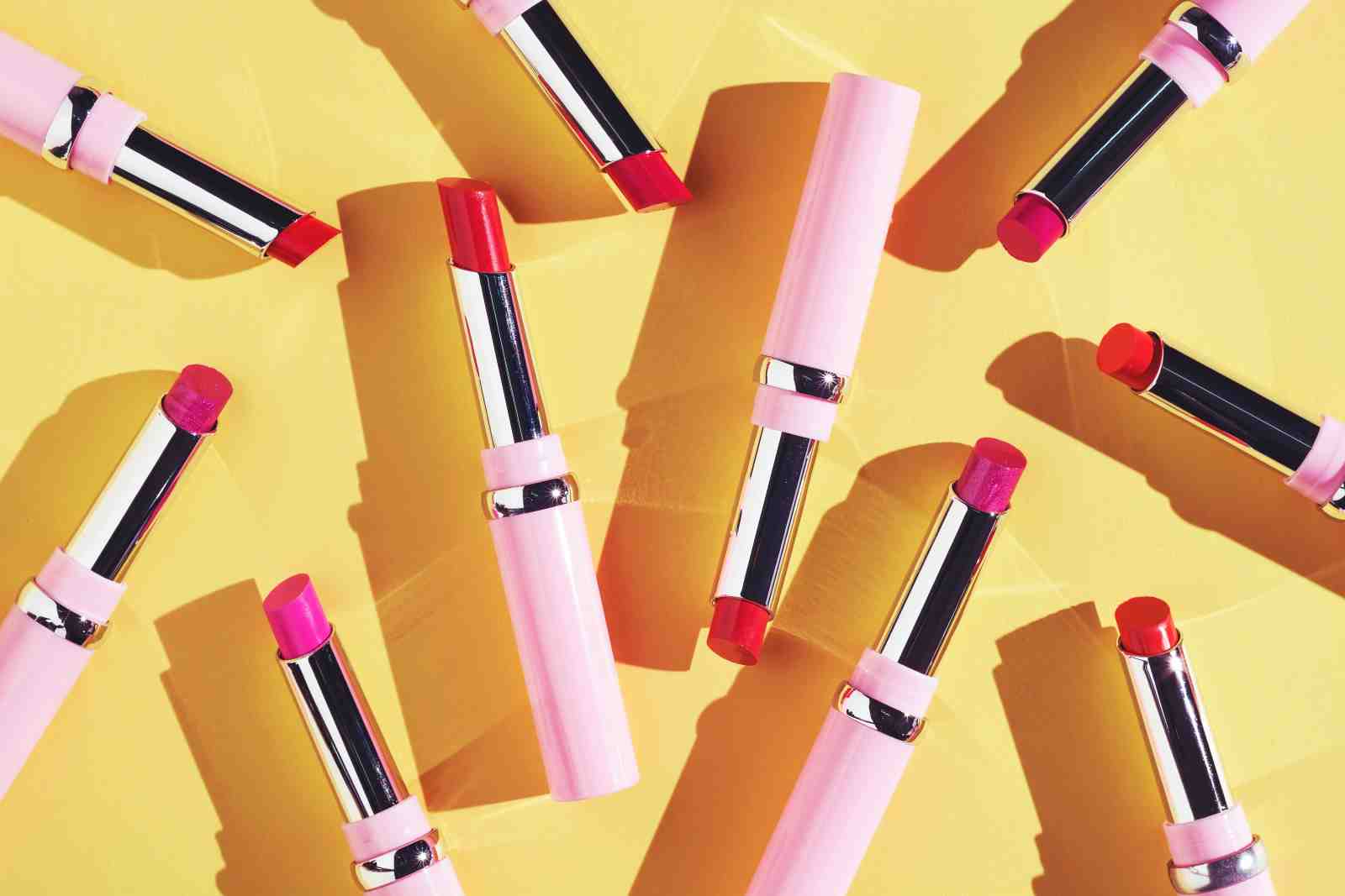 Vibrant Lipstick Collection Wall Art