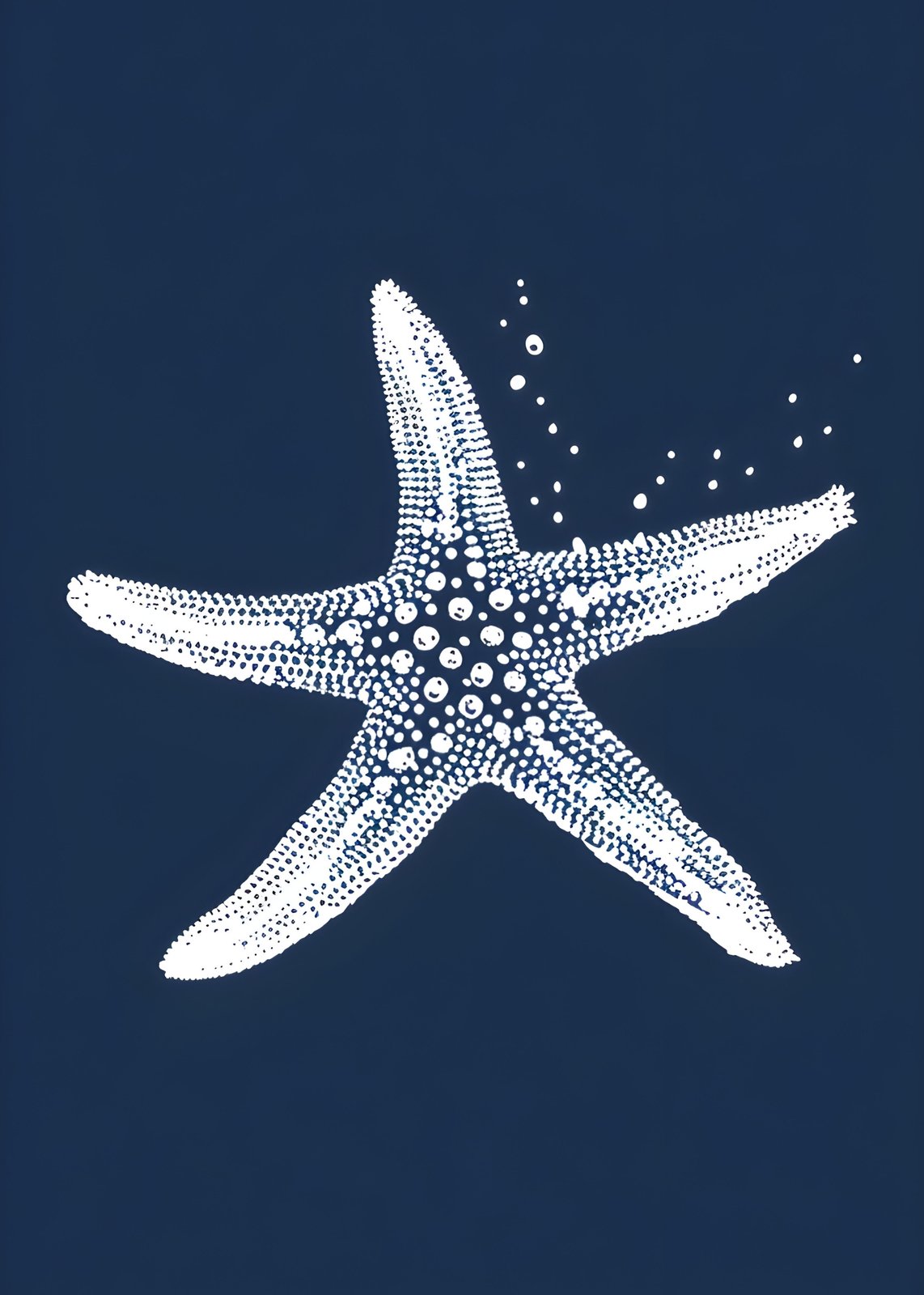 Elegant Starfish Ocean Art Wall Art