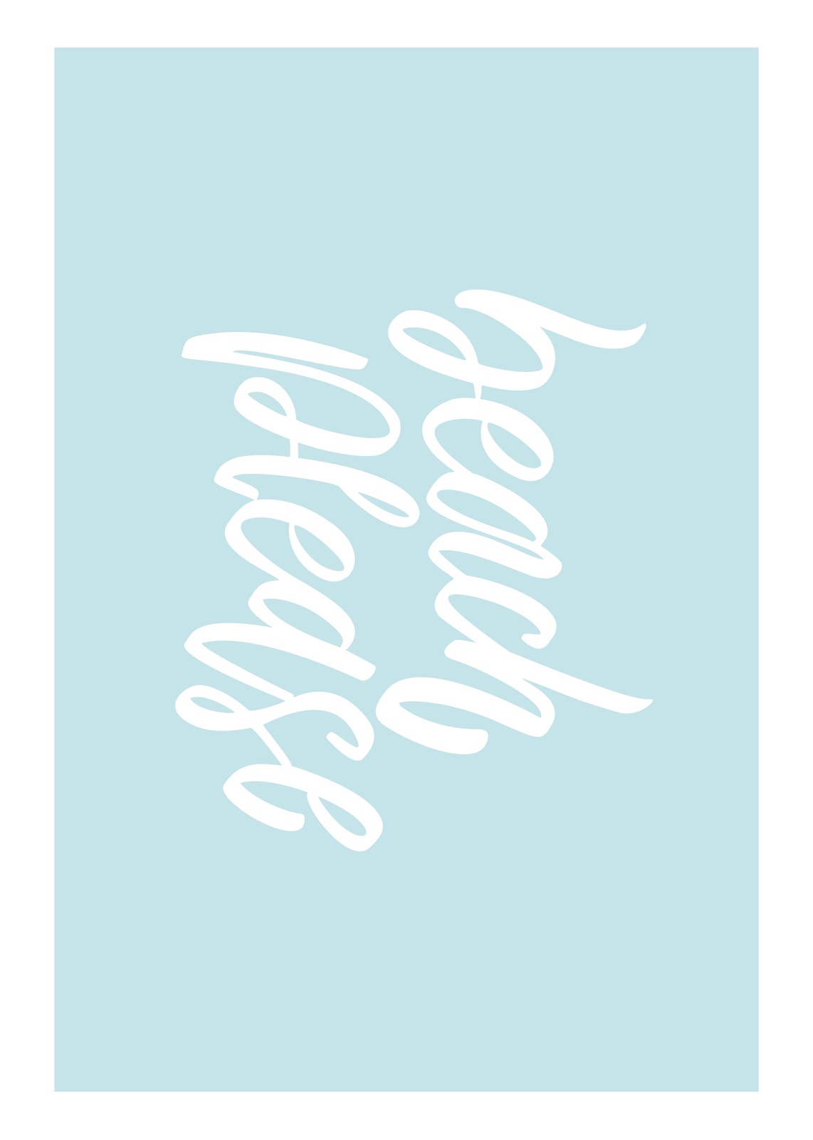 Beach Please Motivational Quote Wall Art