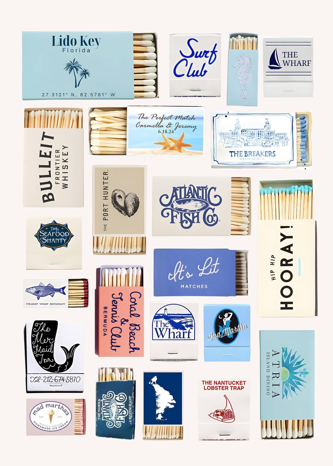 Coastal Vibes Matches Wall Art