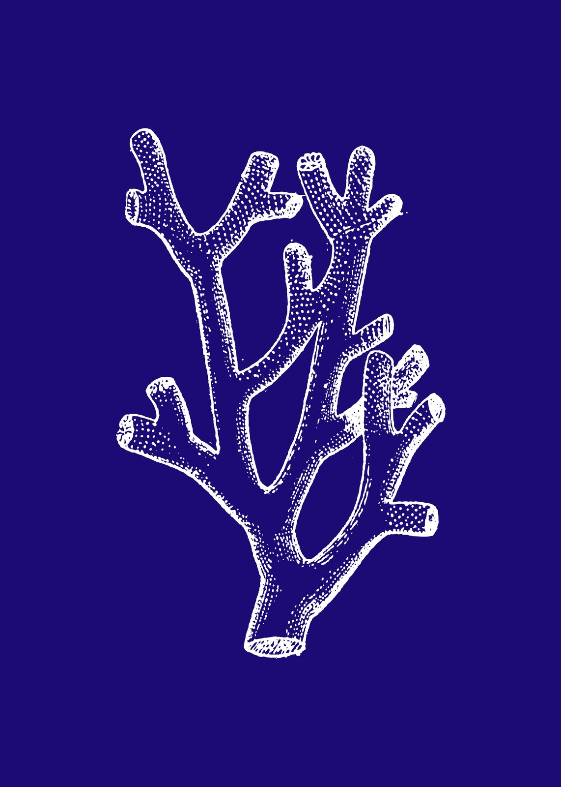 Oceanic Coral Branch Wall Art Wall Art