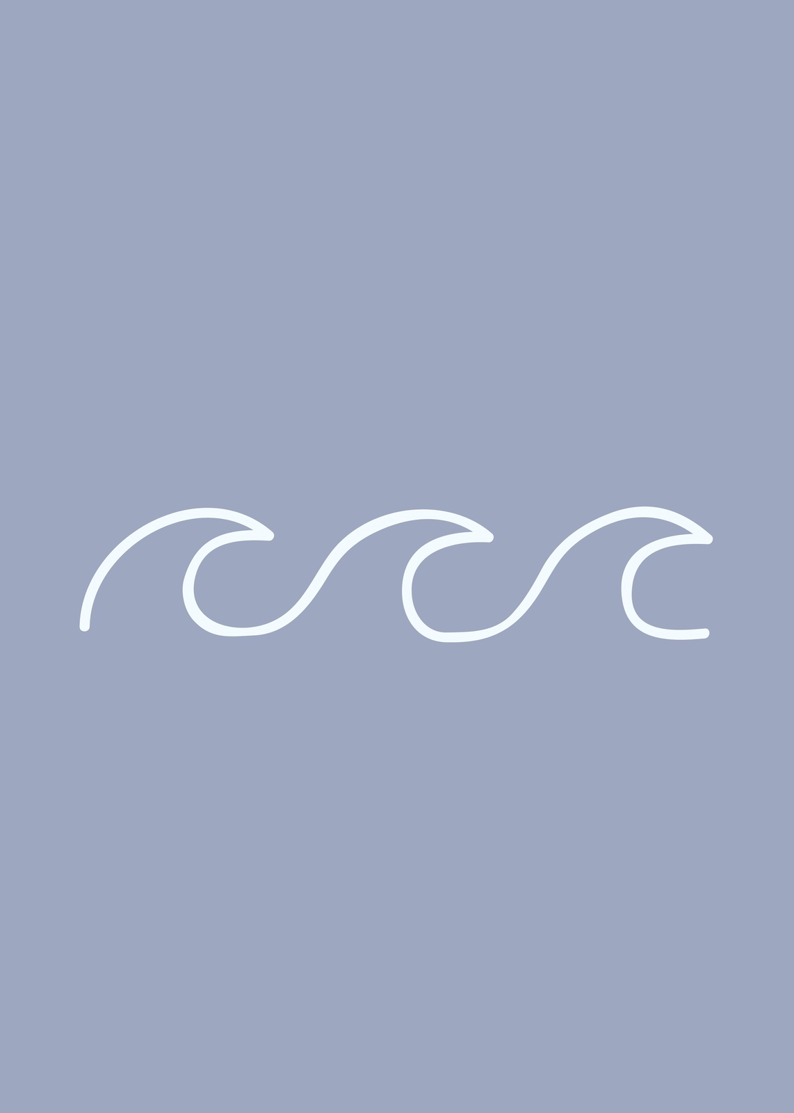Minimalist Wave Line Art Wall Art