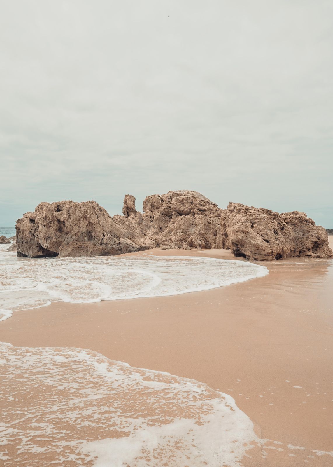 Coastal Serenity Rock Formations Wall Art