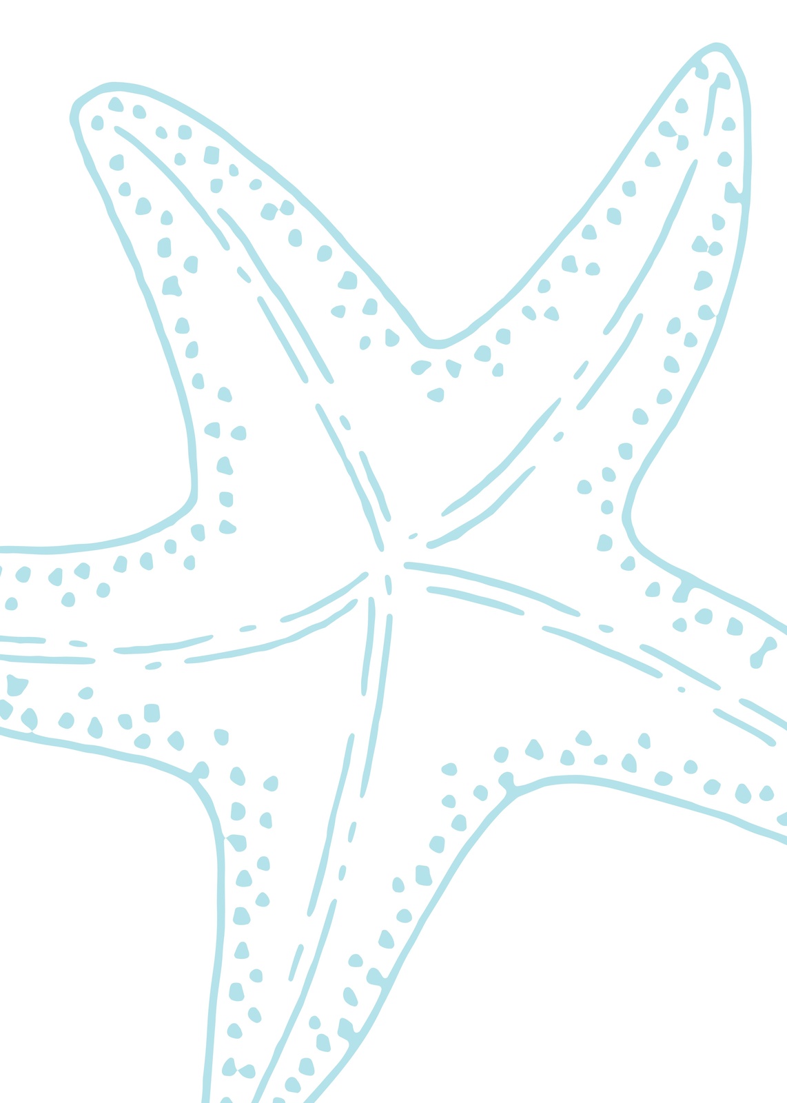 Minimalist Starfish Line Art Wall Art