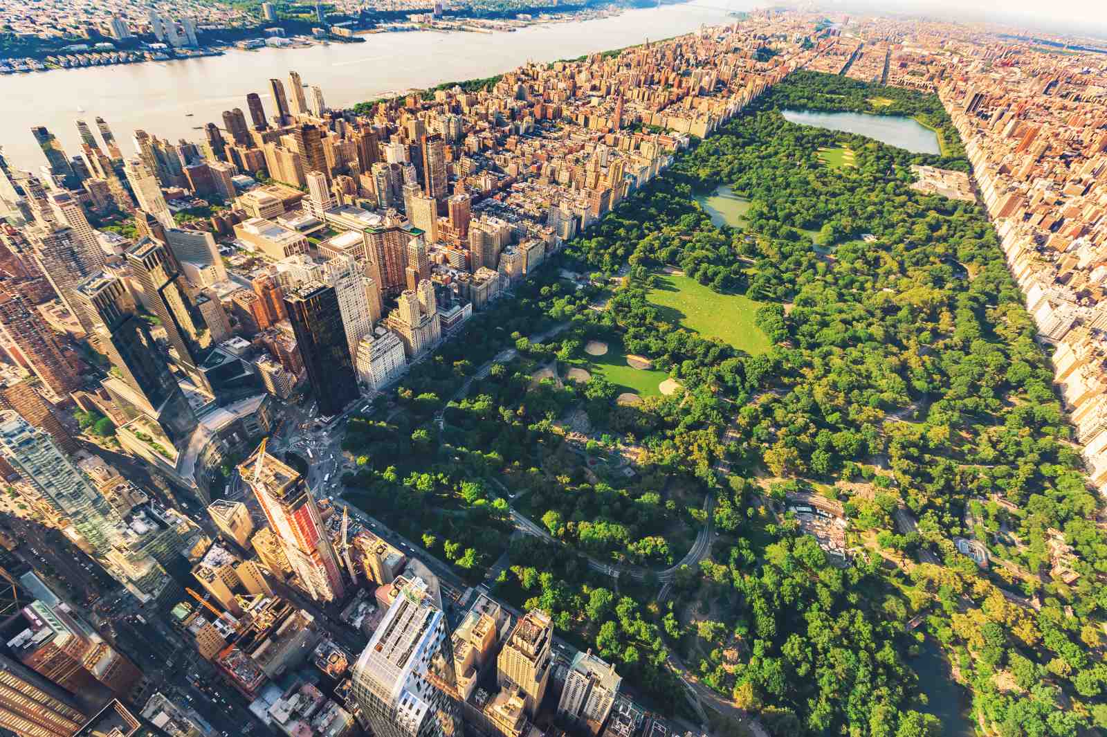 NYC Central Park Aerial Wall Art