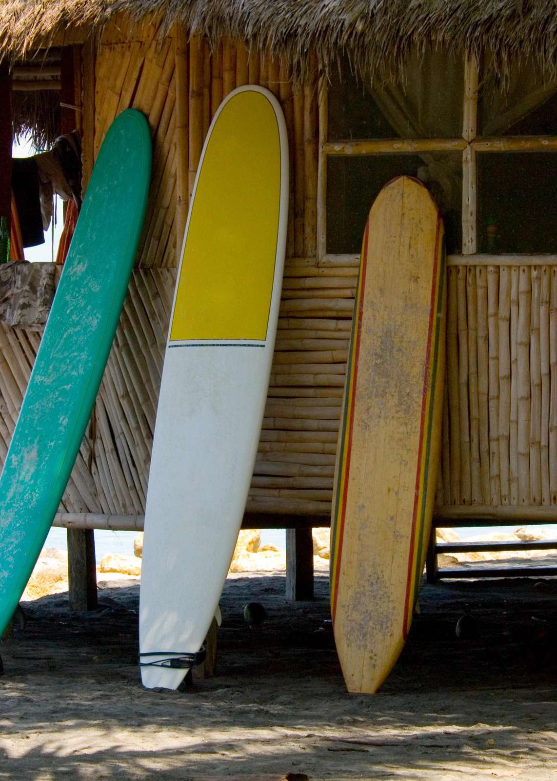 Tropical Vibes Surfboard Trio Wall Art