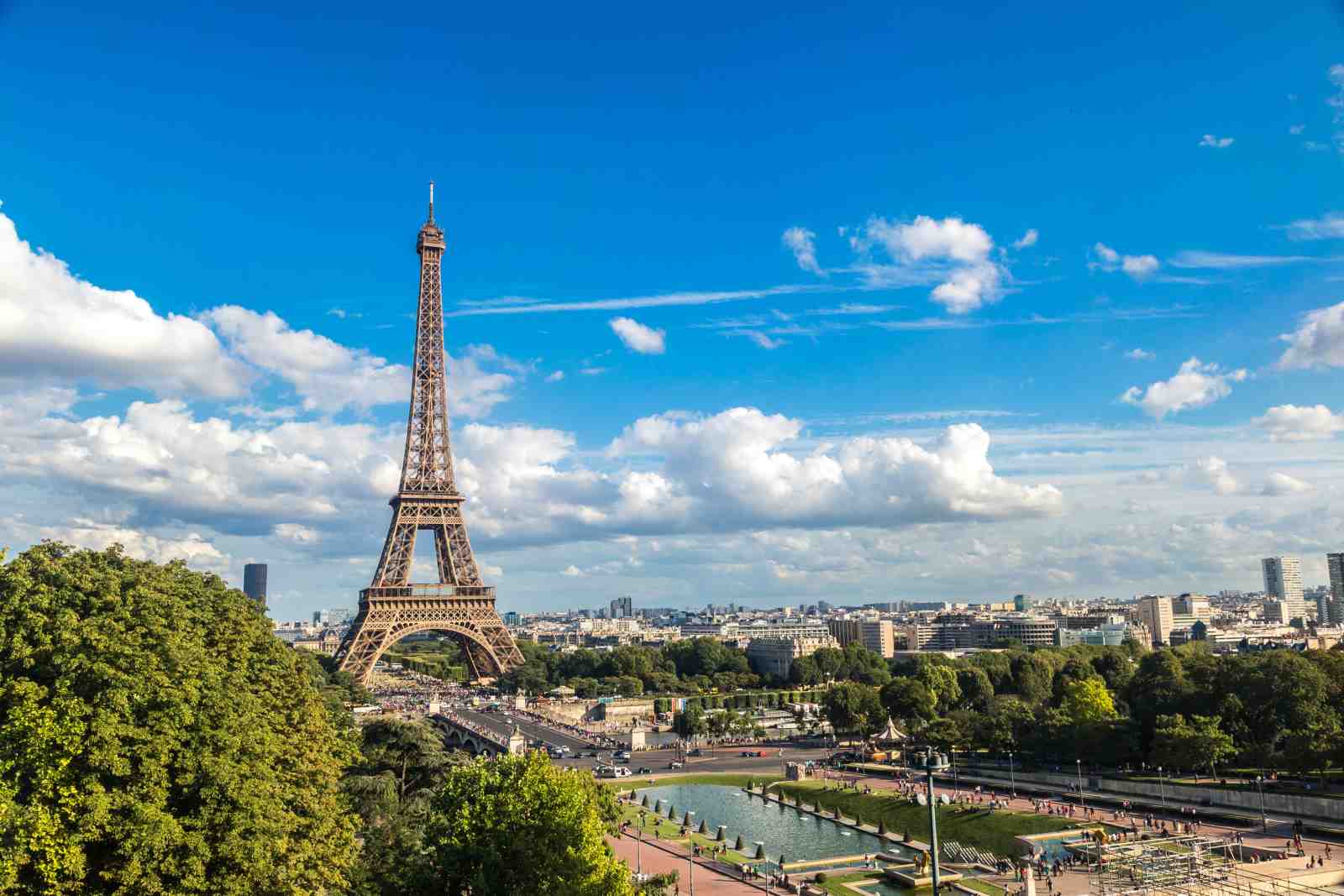 Eiffel Tower Paris Skyline Wall Art