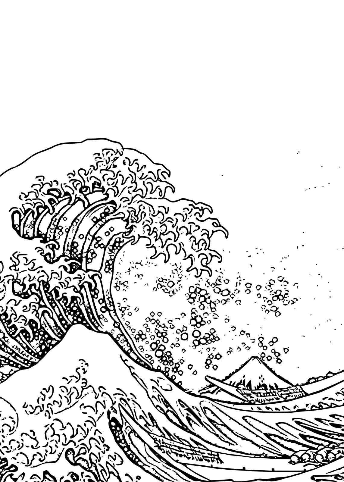 Iconic Wave Japanese Art Wall Art