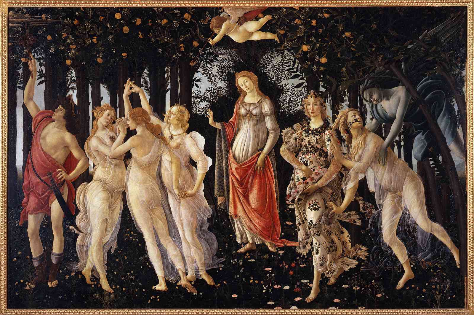 Primavera Allegory Renaissance Wall Art
