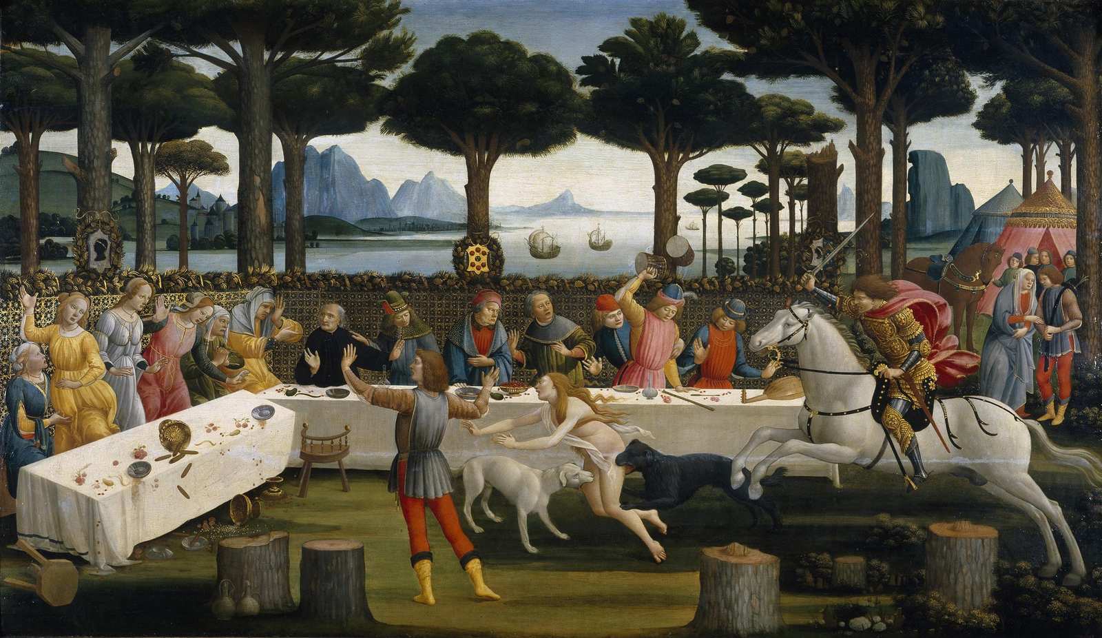Vintage Renaissance Feast Wall Art