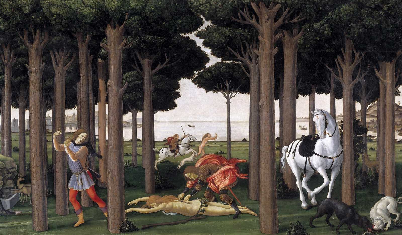 Renaissance Forest Scene Wall Art