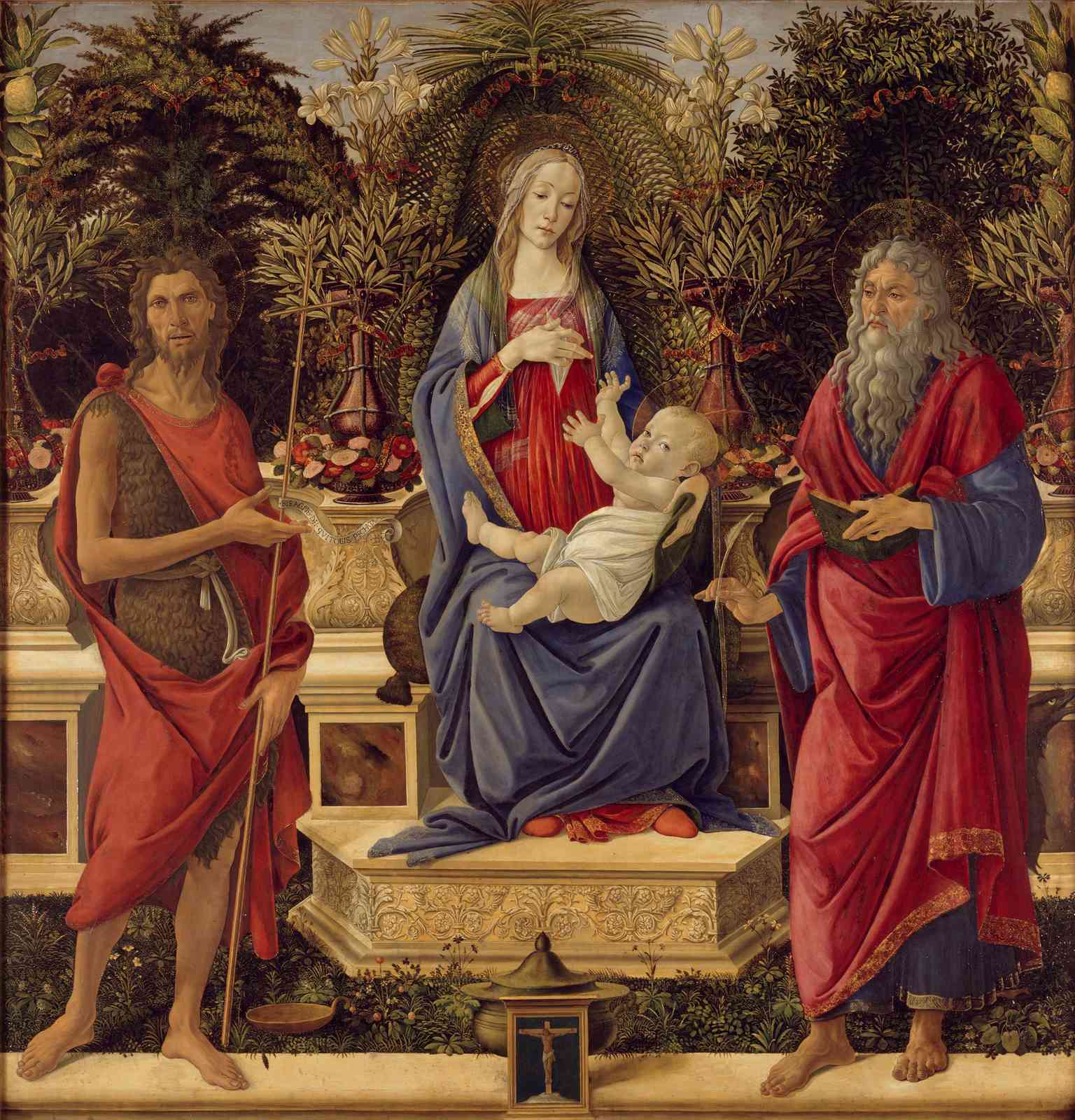 Sacred Madonna & Child Renaissance Wall Art
