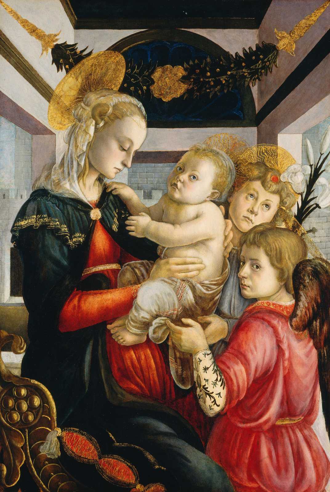 Madonna and Child Renaissance Wall Art Wall Art