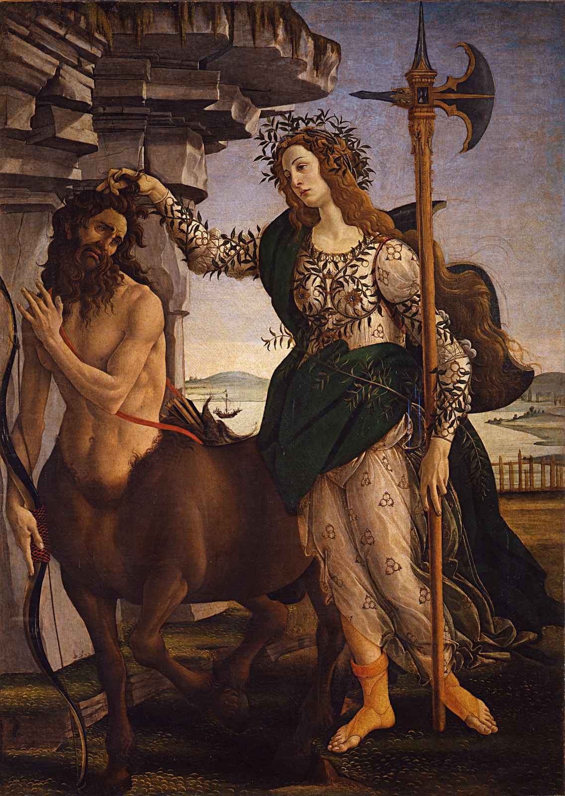 Mythological Centaur & Nymph Wall Art