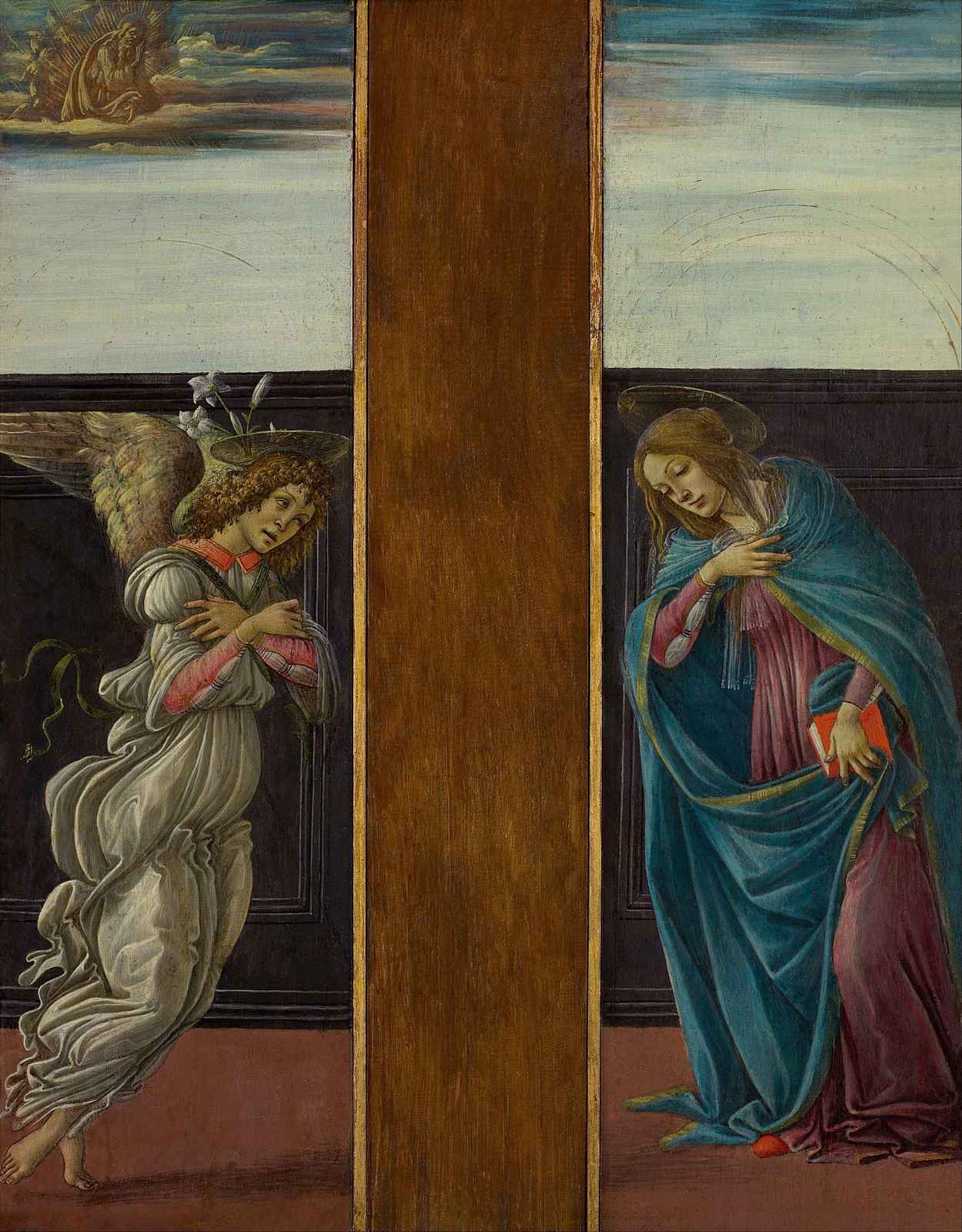 Annunciation Angel & Mary Wall Art | Religious Art