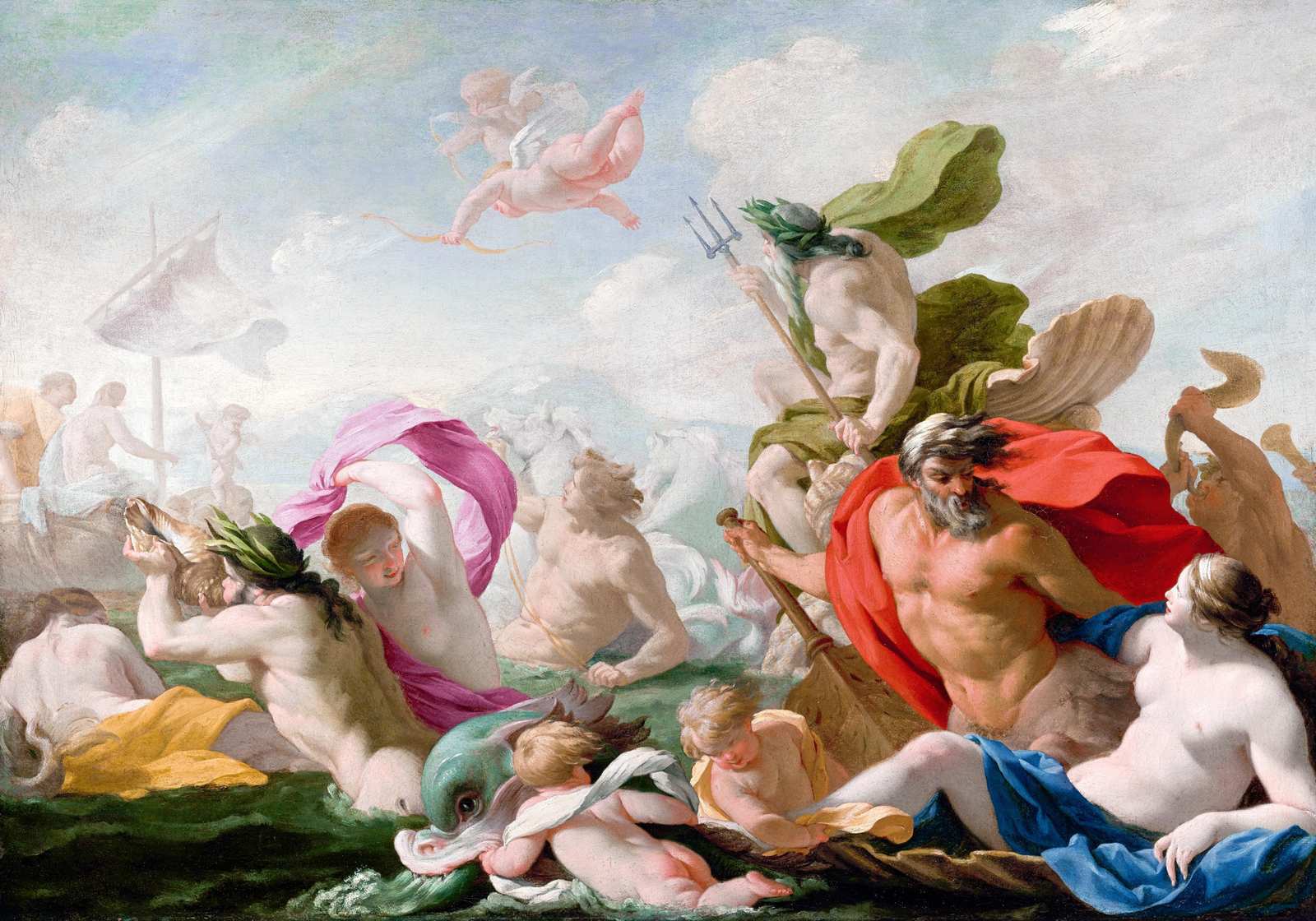 Mythological Sea Triumph Wall Art