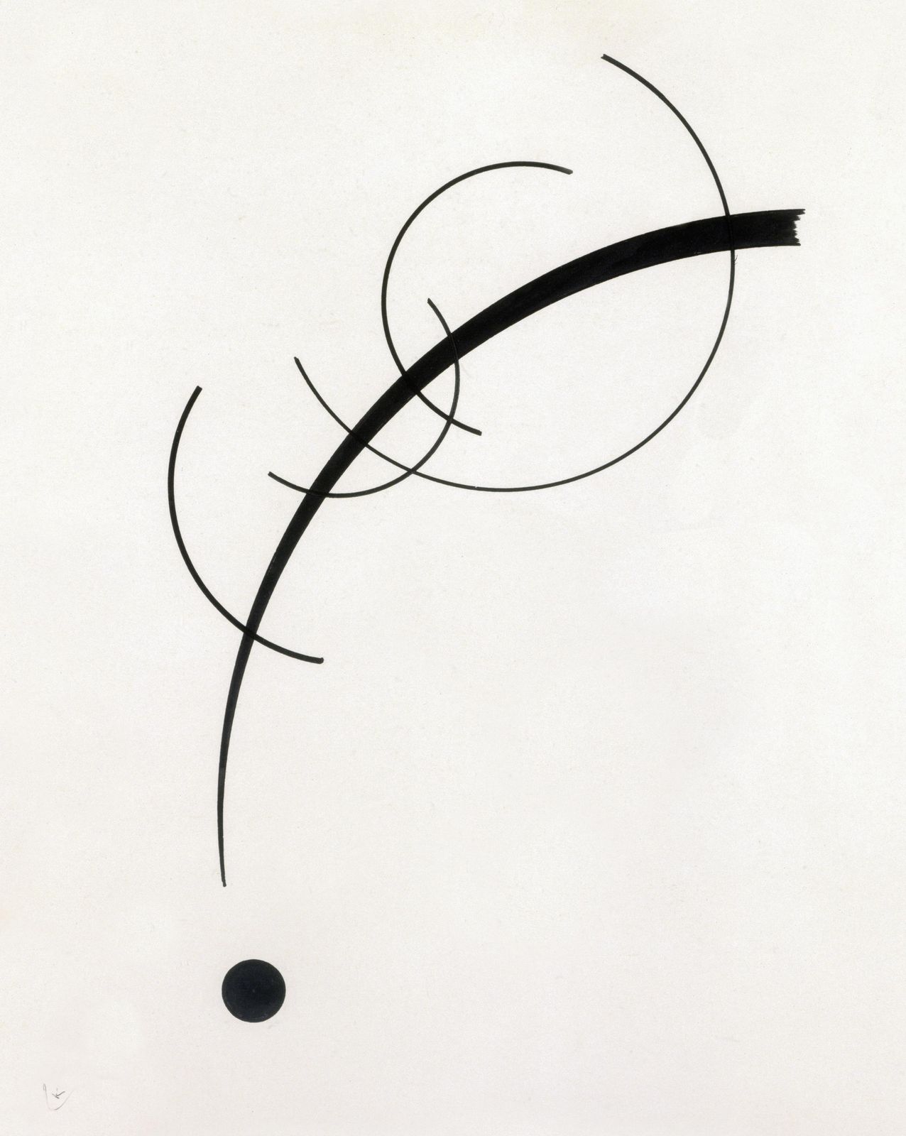 Abstract Black Line Art Wall Art