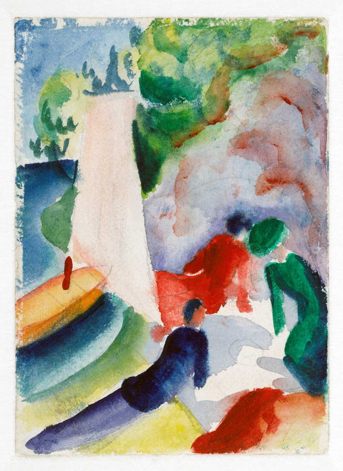 Vibrant Figurative Watercolor Wall Art