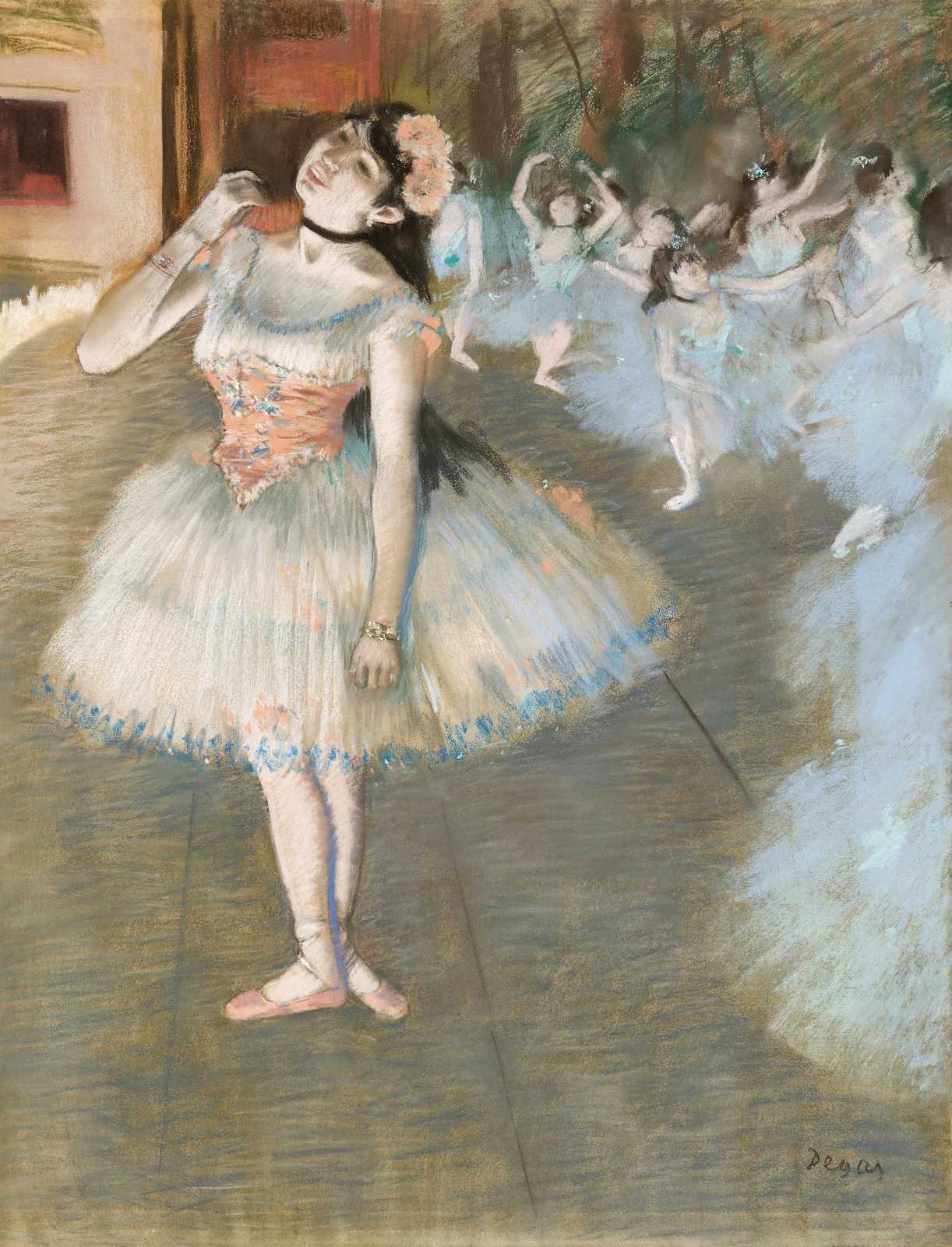 Ballet Dancer Elegance "The Ballet Class" Wall Art