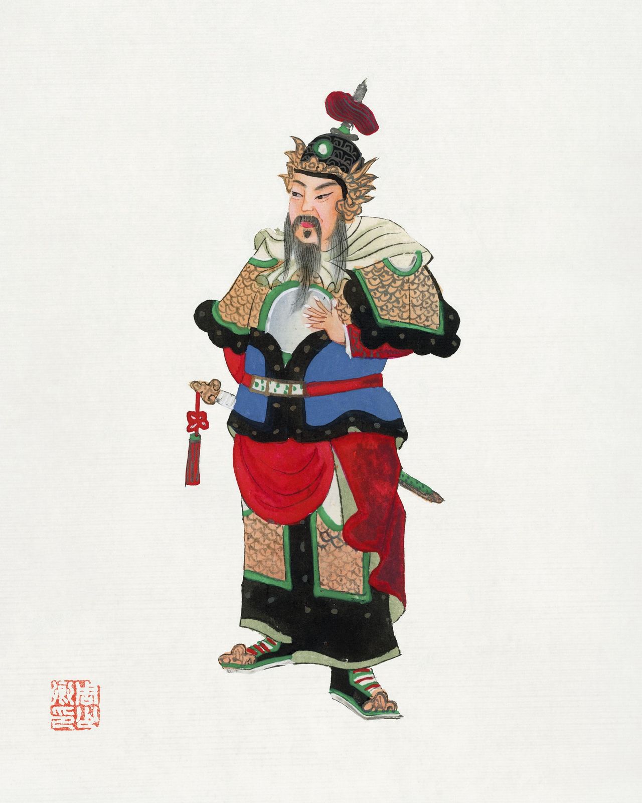 Brave Warrior Dynasty General Wall Art