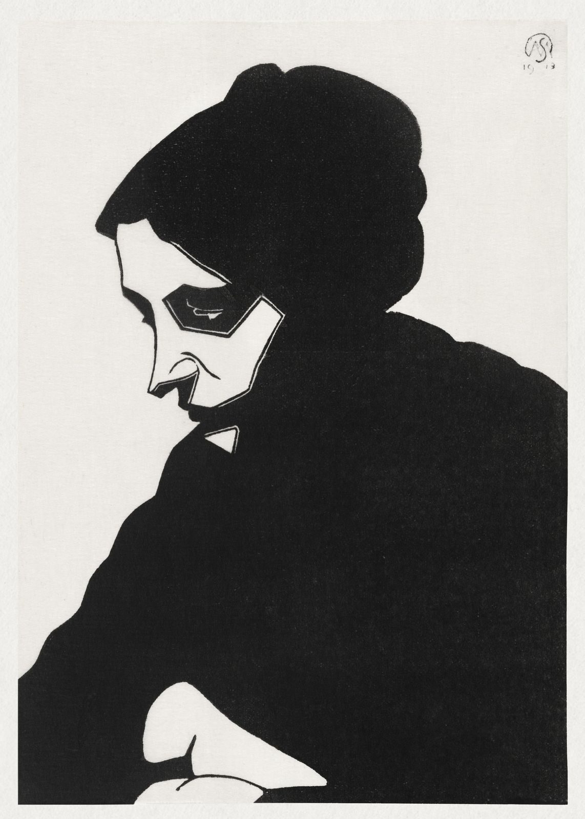 Intriguing Portrait Silhouette Wall Art