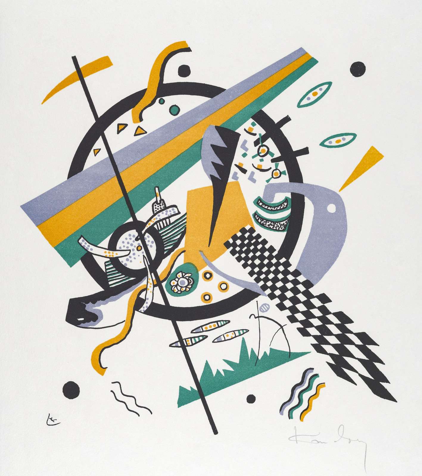 Abstract Geometric Movement Wall Art