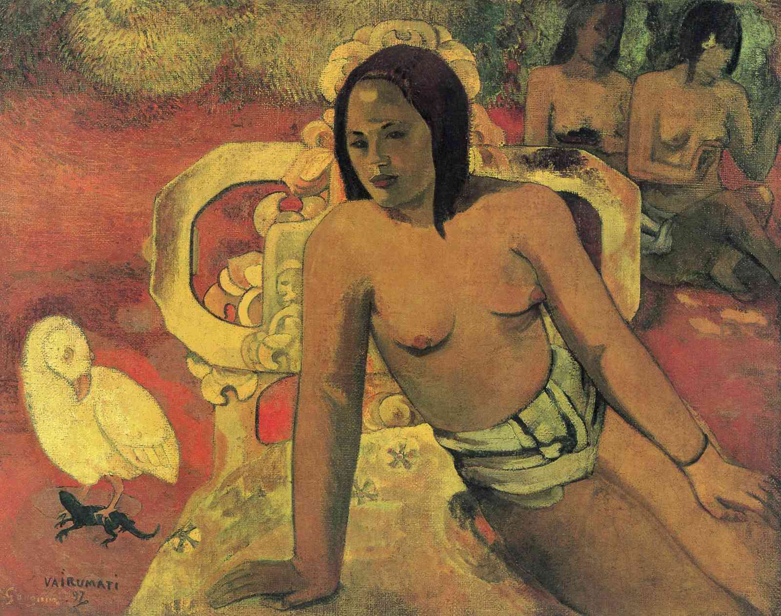 Tahitian Women by Gauguin Wall Art