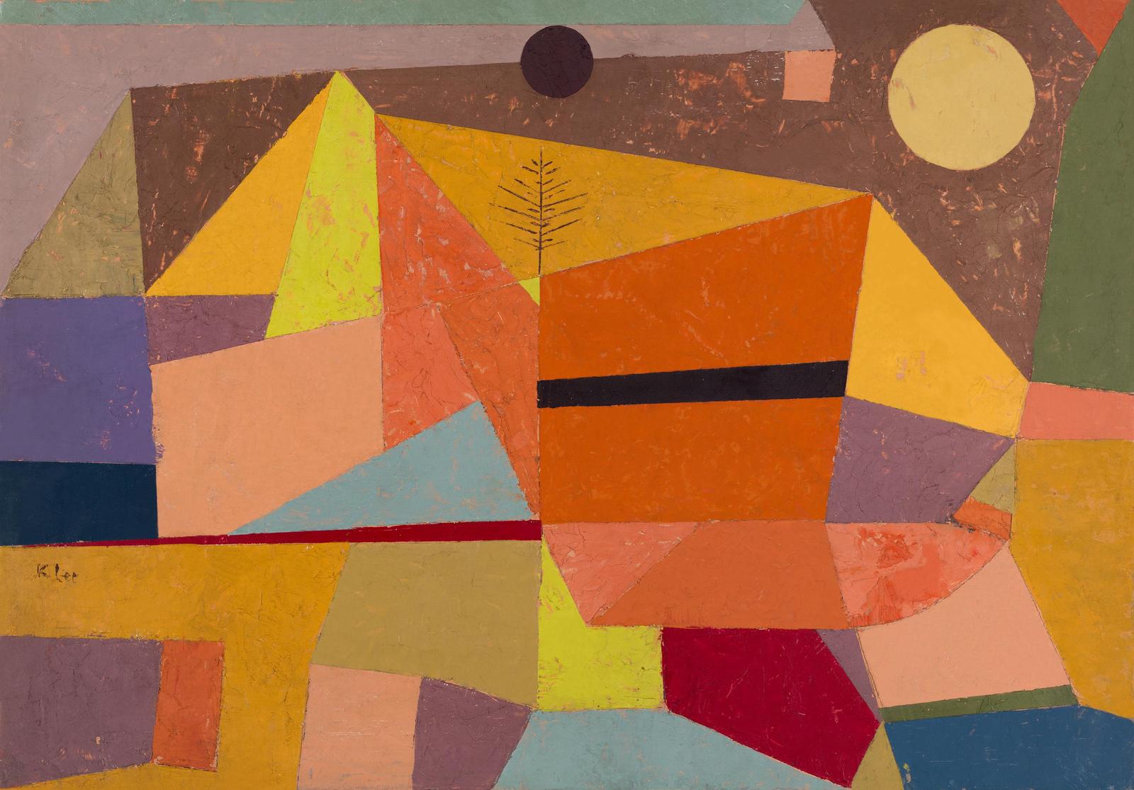 Abstract Geometric Landscape Wall Art