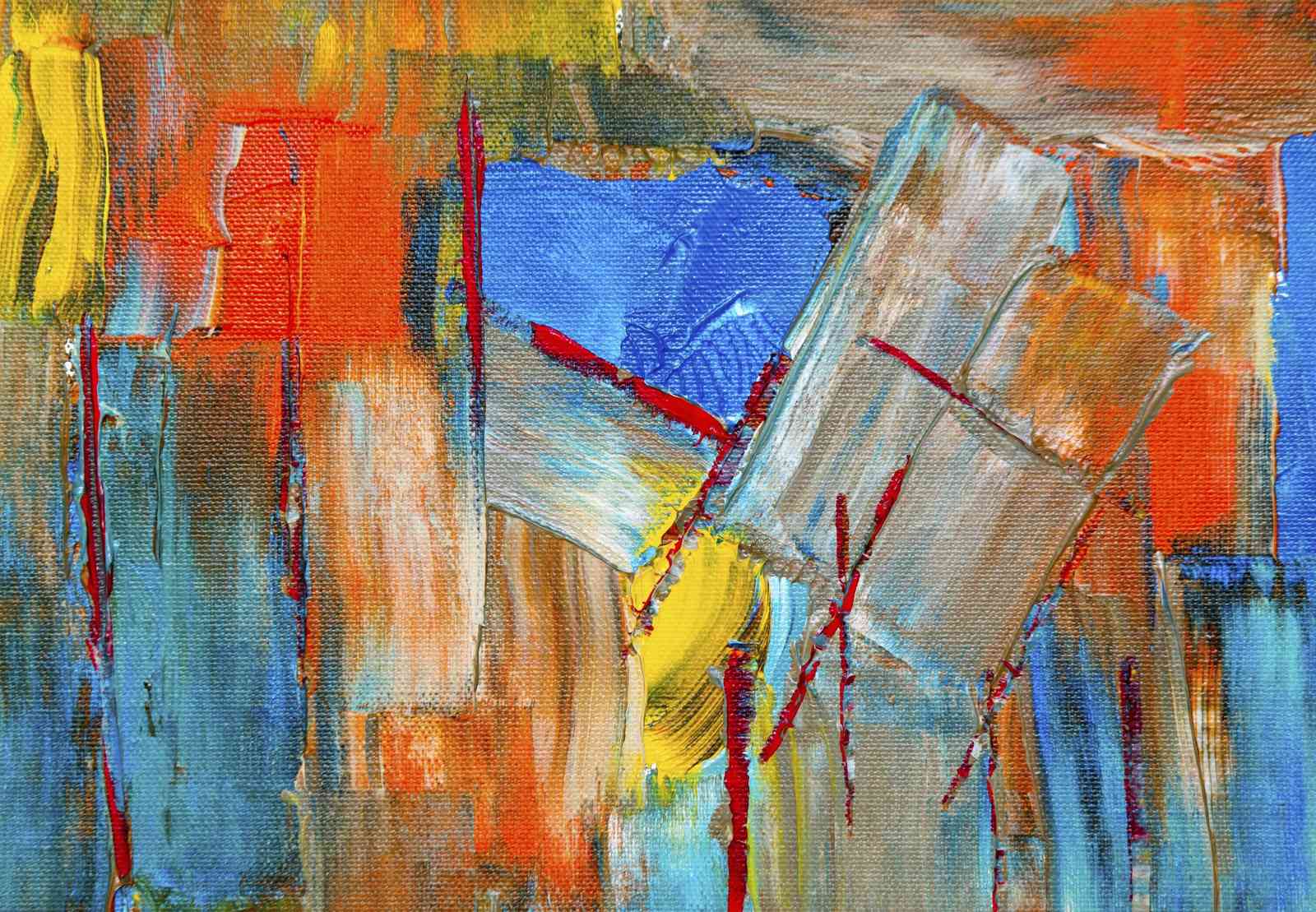 Vibrant Abstract Energy Wall Art