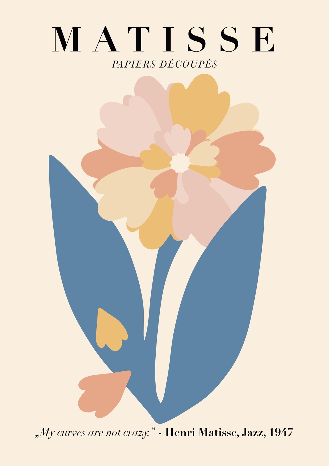 Matisse Inspired Floral Wall Art Wall Art