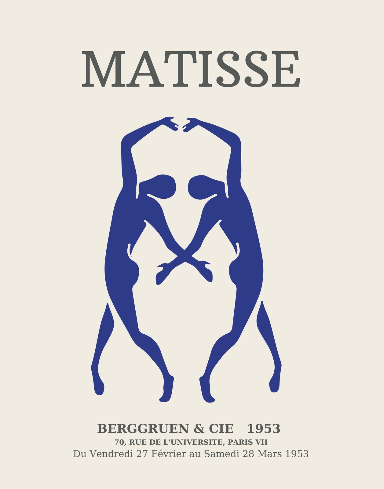 Dancing Figures Matisse Inspired Wall Art