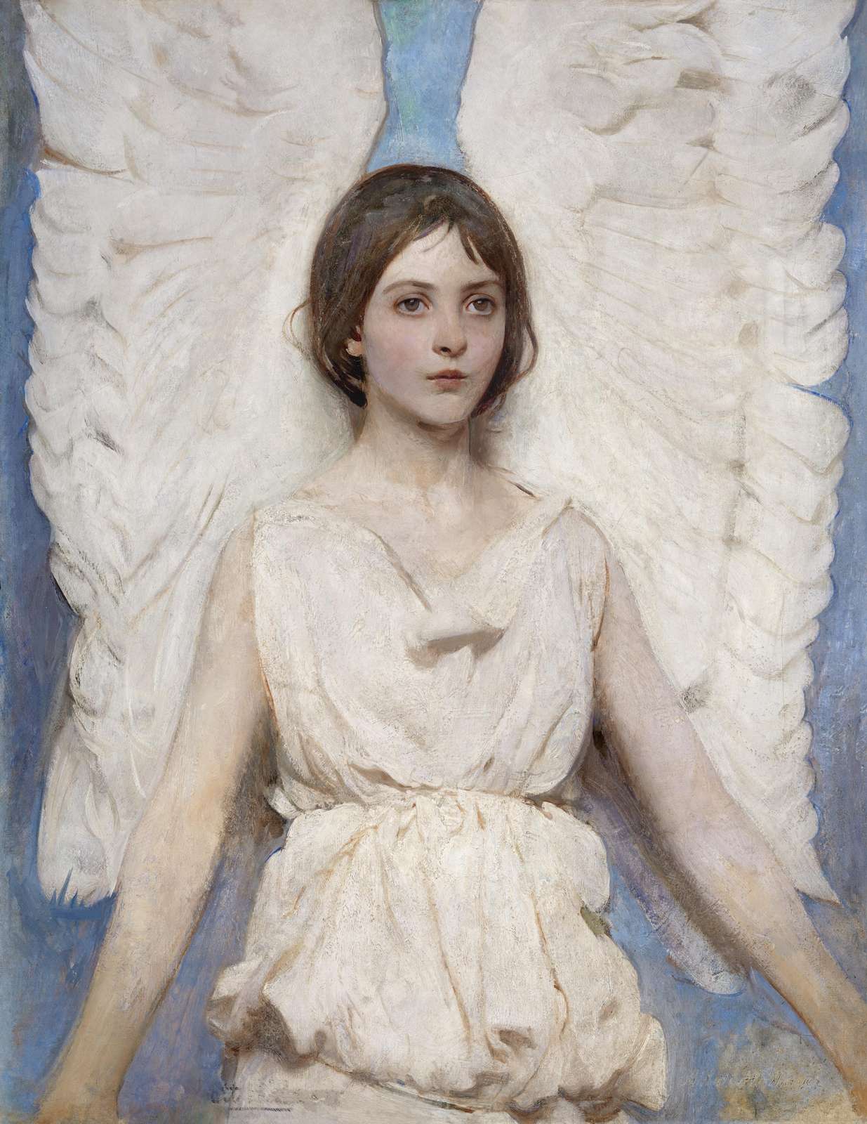 Serene Angel Portrait Wall Art