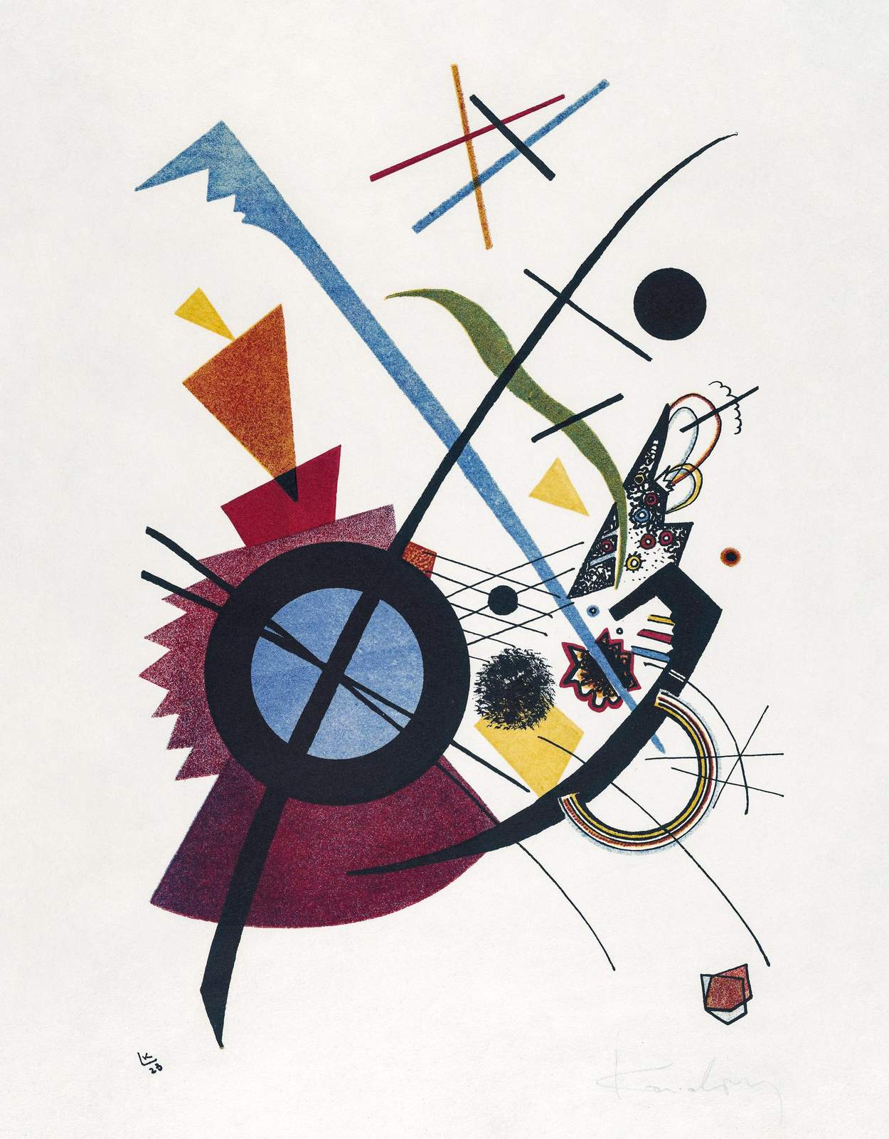 Vibrant Geometric Abstract Wall Art