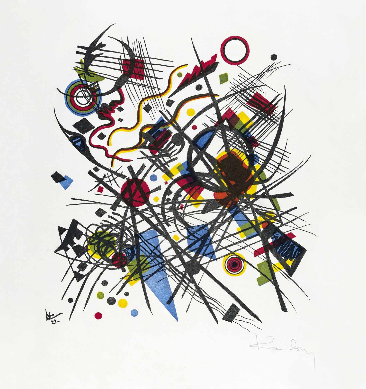Abstract Geometric Shapes Wall Art
