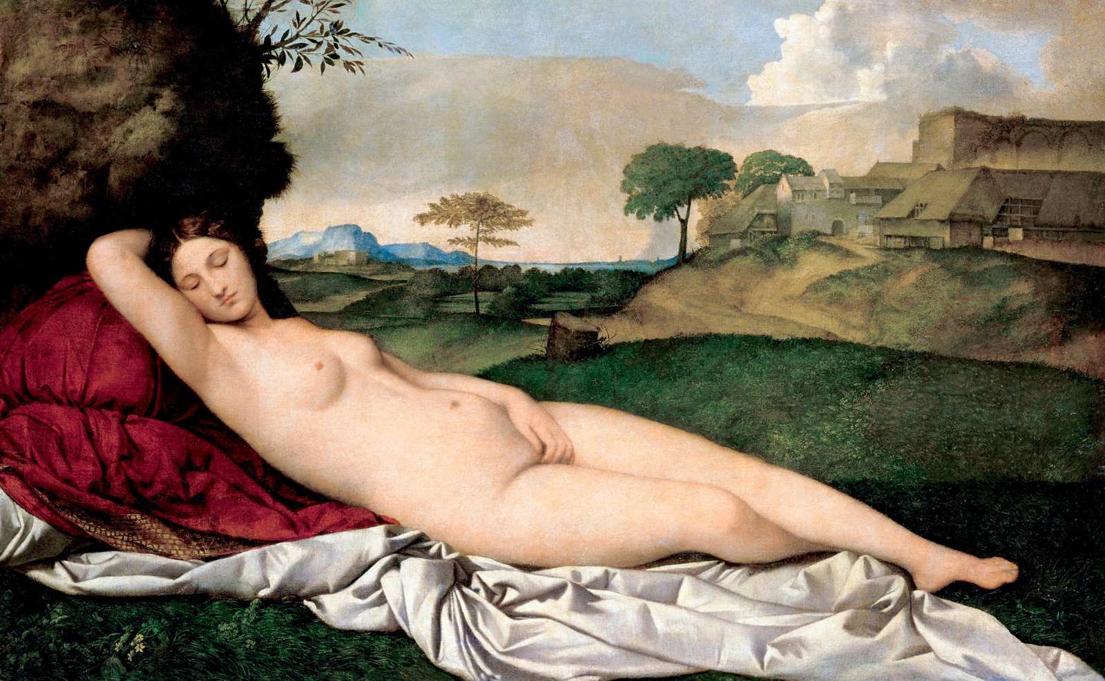 Renaissance Nude Landscape Wall Art