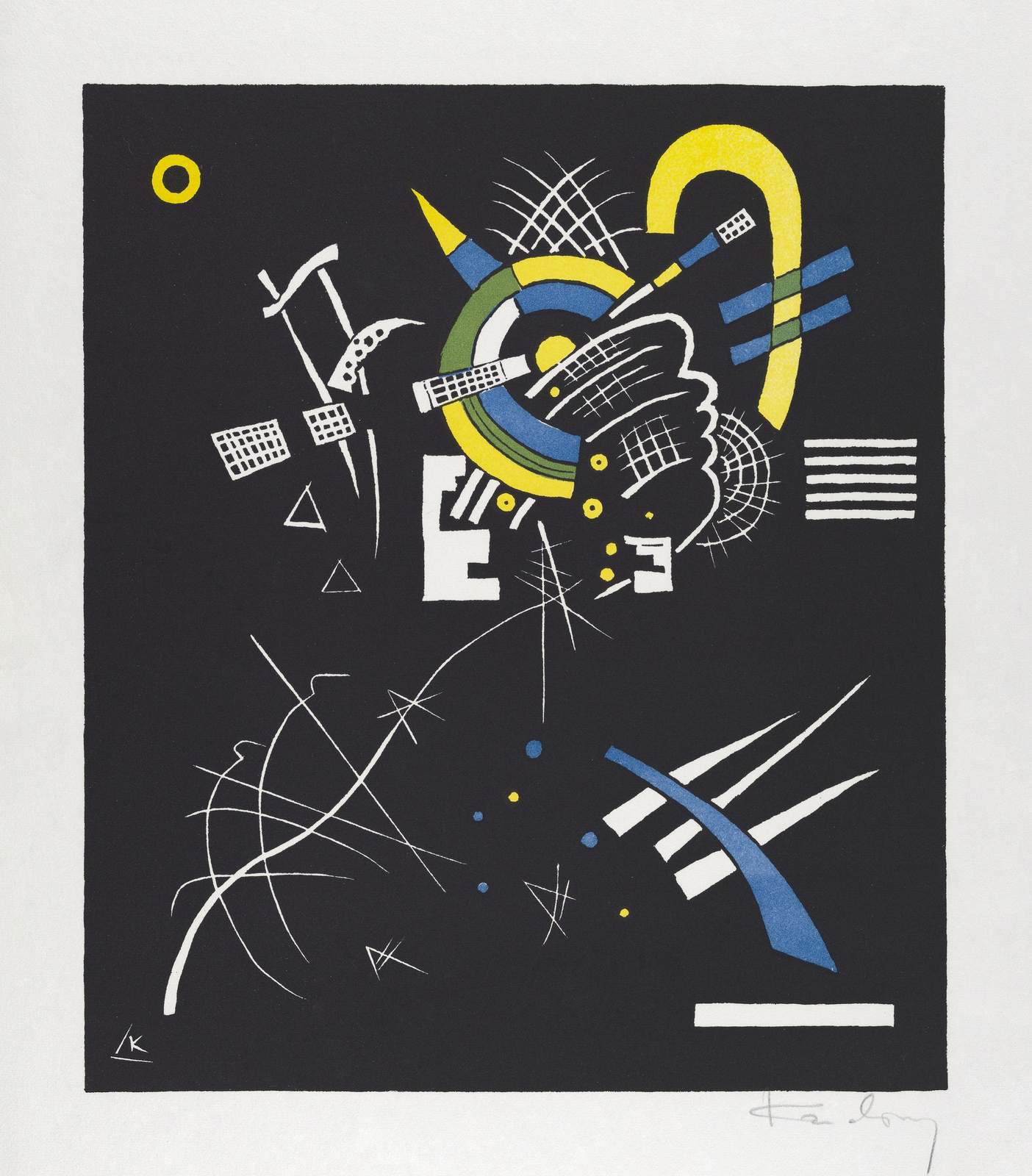 Vibrant Abstract Composition Wall Art