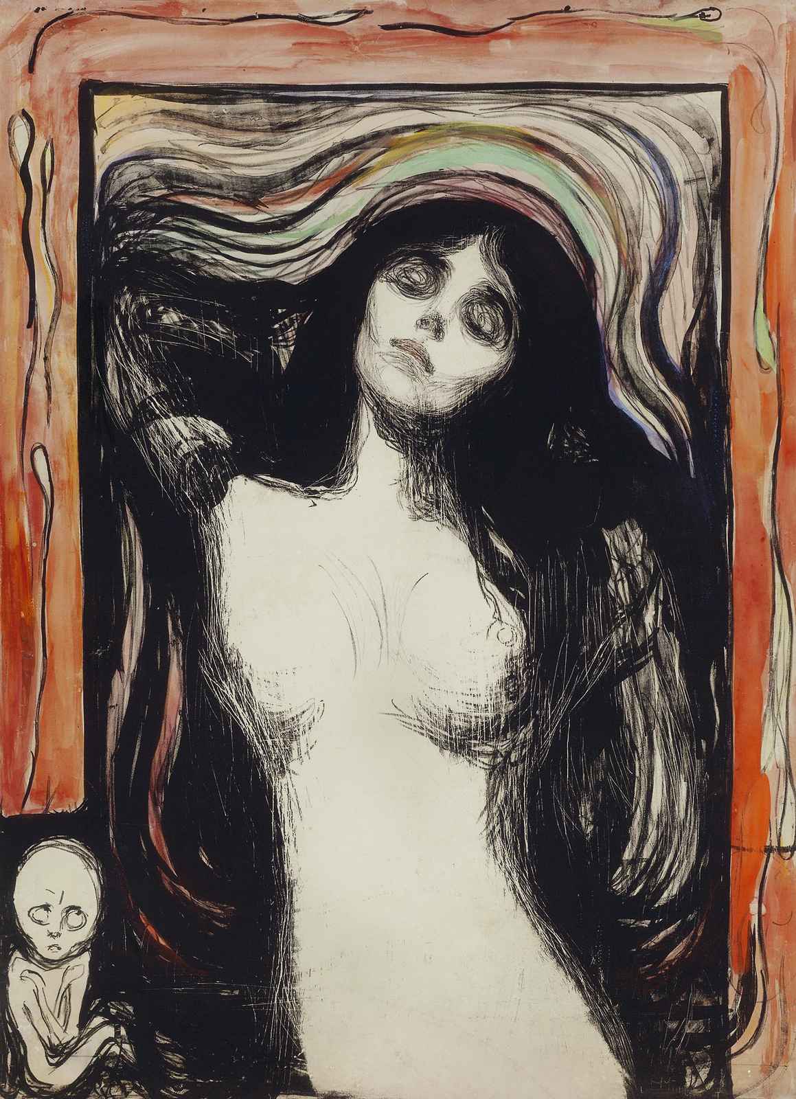 The Madonna by Edvard Munch Wall Art
