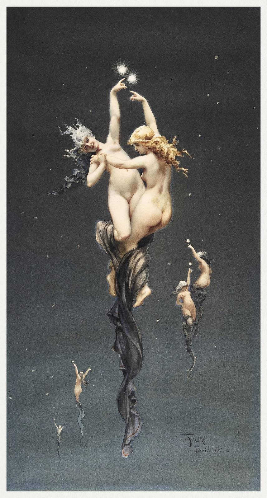 Mystical Celestial Dancers Wall Art