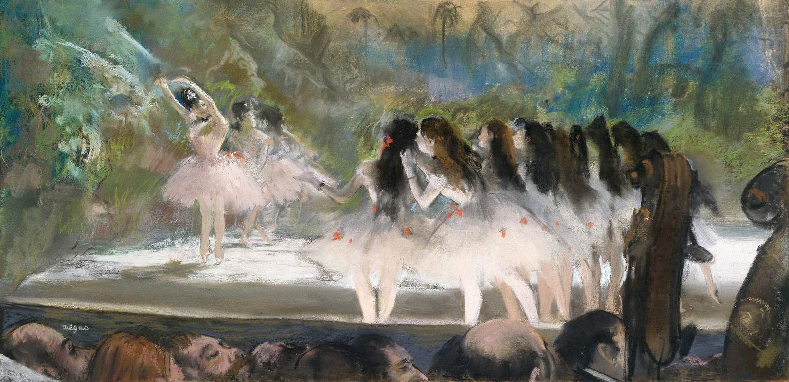Degas Dancers Ballet Scene Wall Art