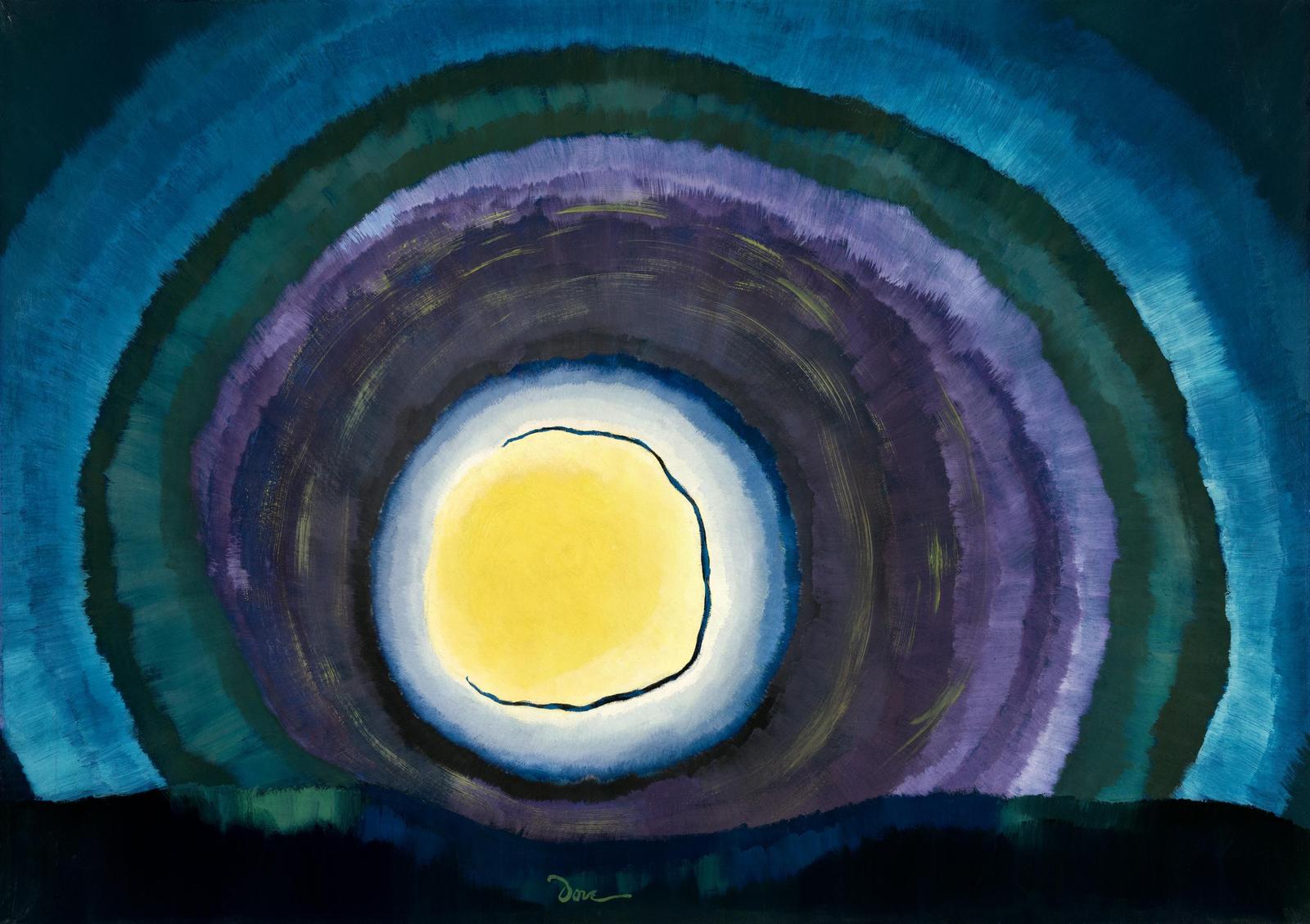 Abstract Sun Radiance Yellow & Blue Wall Art
