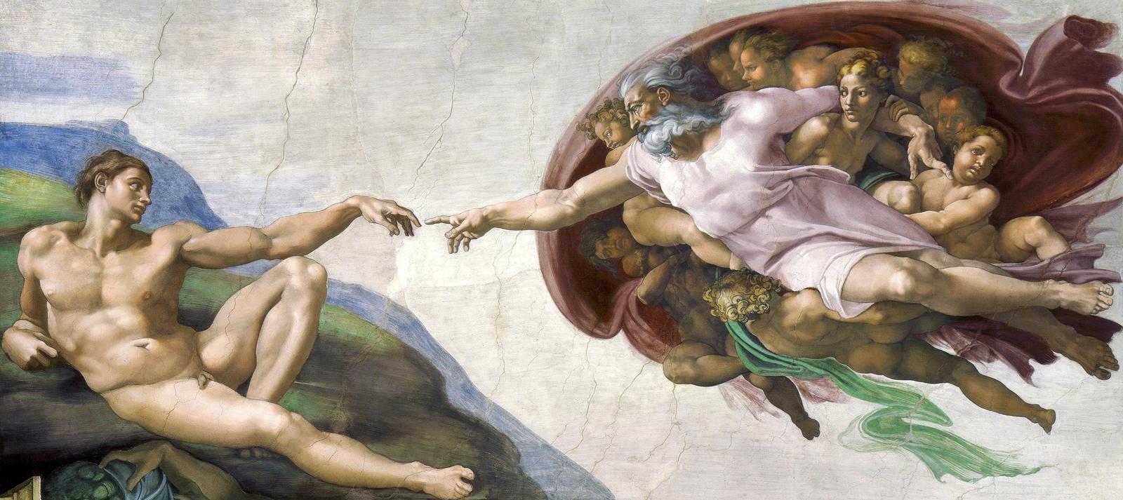 The Creation of Adam Wall Art